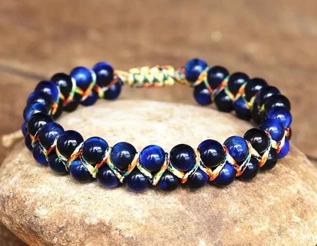 Beaded Bracelet - Blue Tiger's Eye