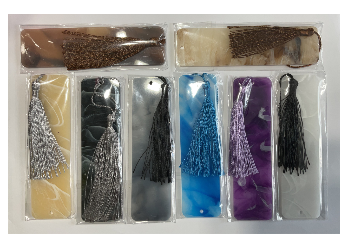 Acrylic Bookmarks - Marble Design