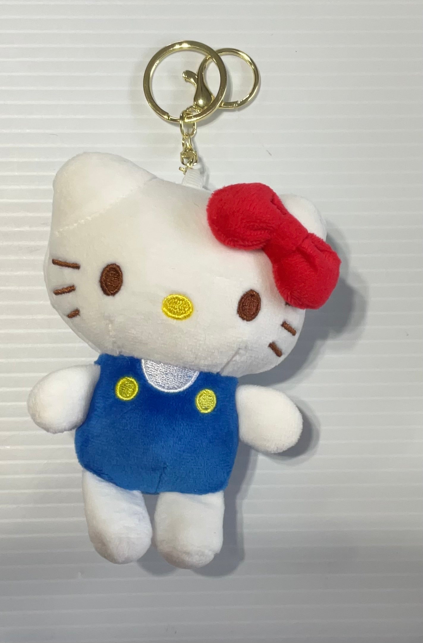 Blue Stuffed HK Keychain