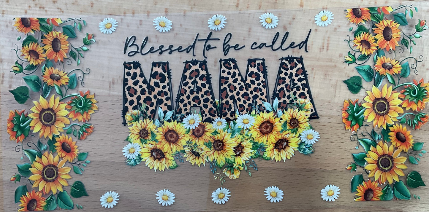 Blessed to be called Mama - UV DTF Tumbler Wrap
