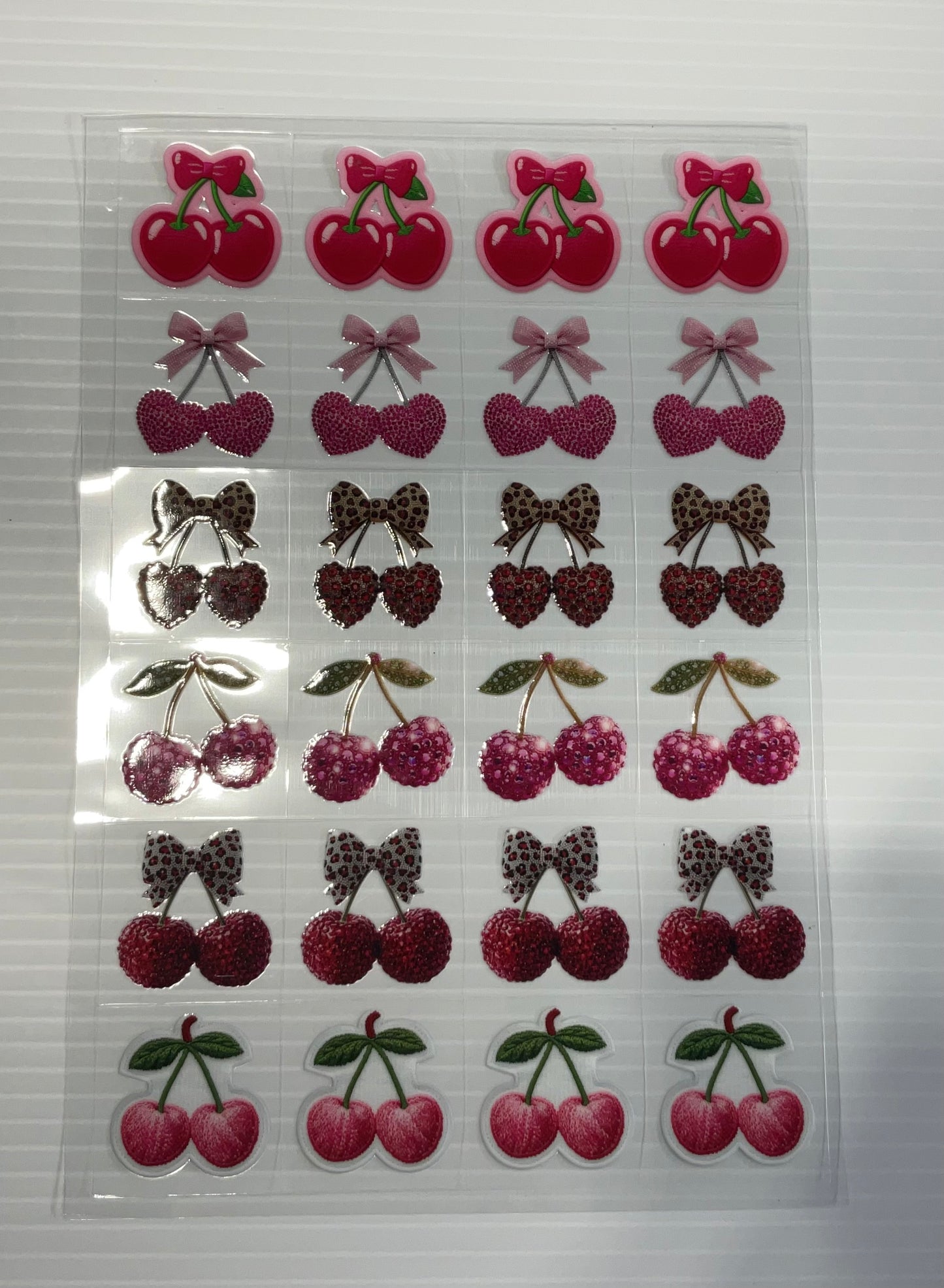 Cherries - UV DTF Kiss Cut