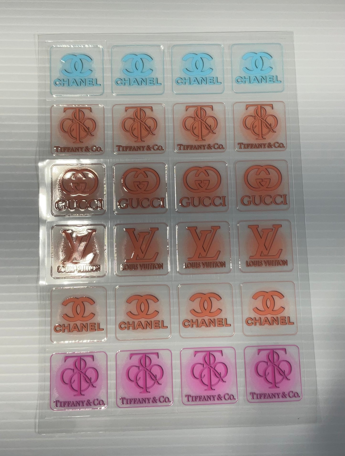 Various LV CC G - UV DTF Kiss Cut