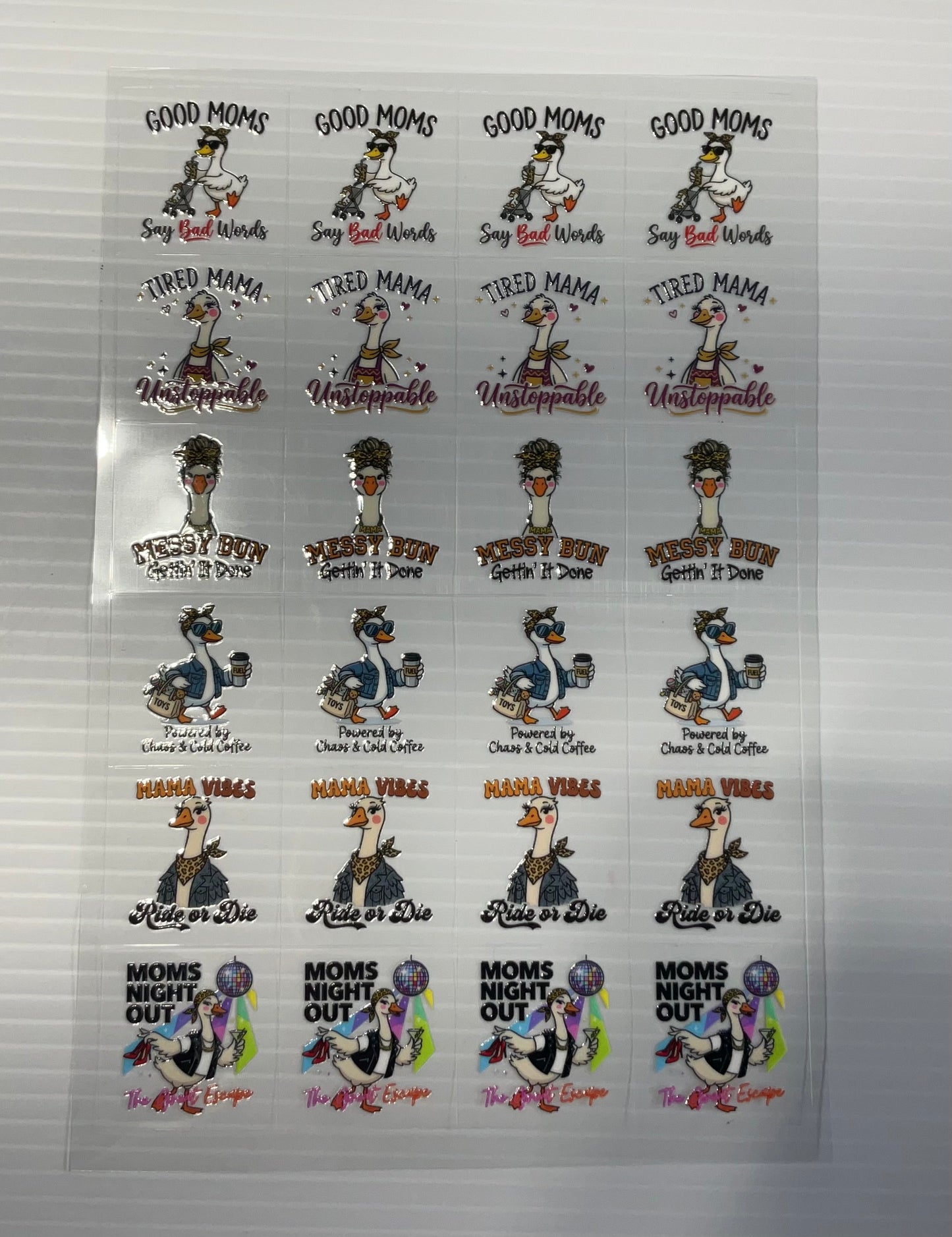 Sassy Goose - UV DTF Kiss Cut