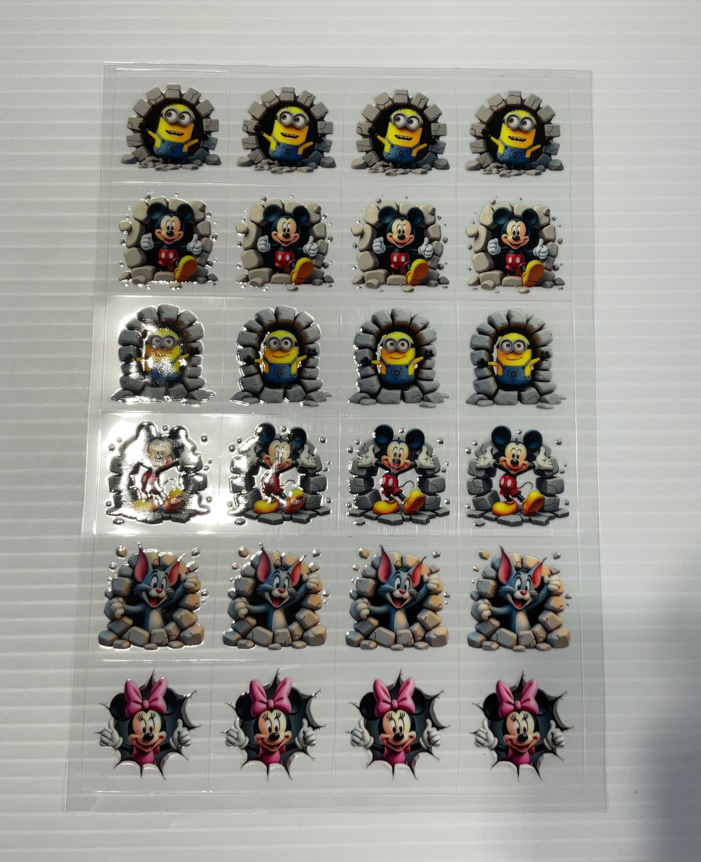 Characters - UV DTF Kiss Cut