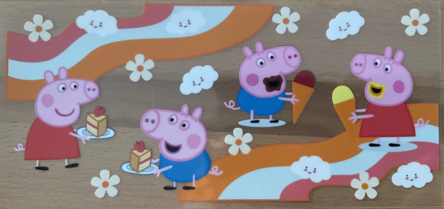 Peppa Pig - UV DTF Tumbler Wrap
