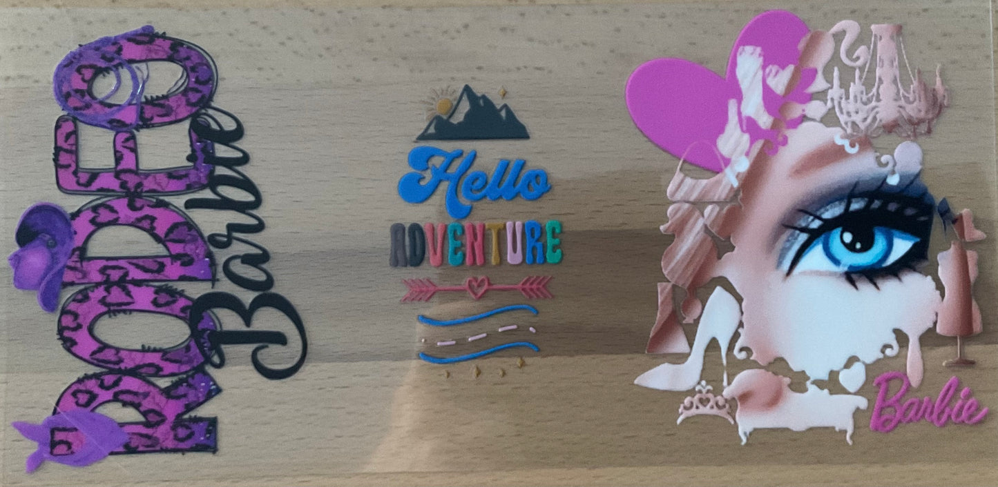 Rodeo Barbie - UV DTF Tumbler Wrap