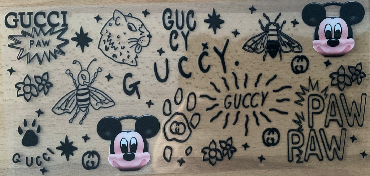 Mouse - UV DTF Tumbler Wrap