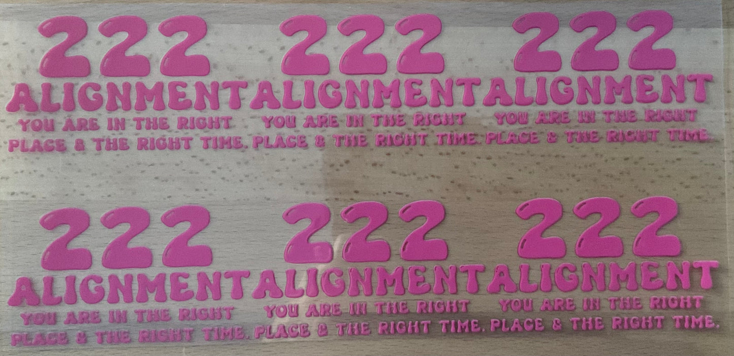 222 - UV DTF Tumbler Wrap