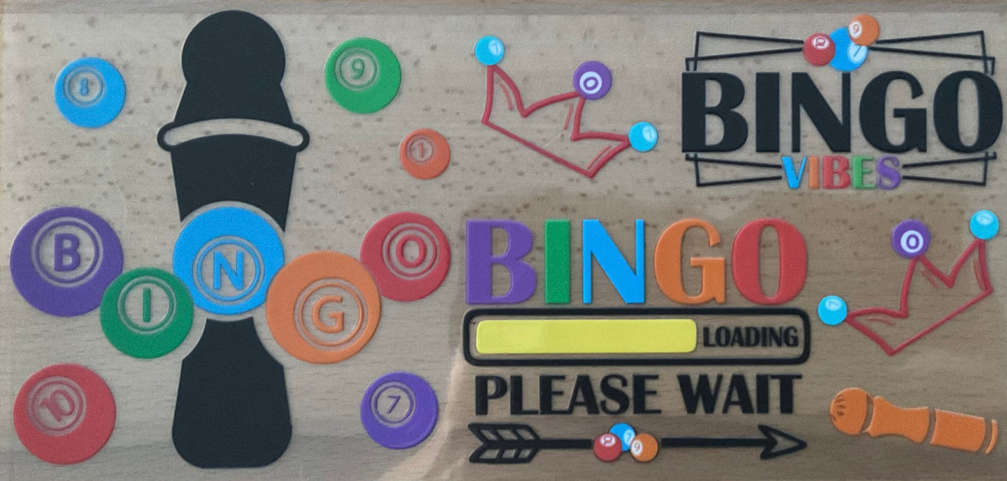 Bingo Loading - UV DTF Tumbler Wrap