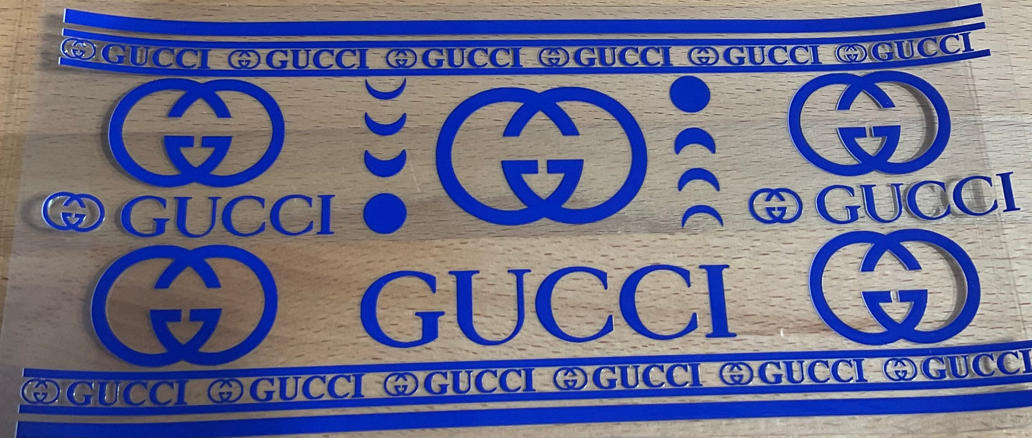 G Purple - UV DTF Tumbler Wrap