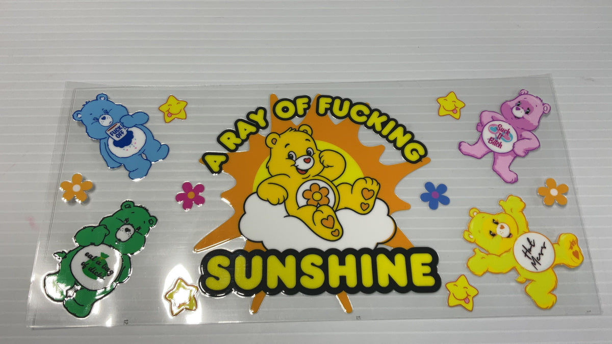 #12 A RAY OF F’N SUNSHINE BEAR
