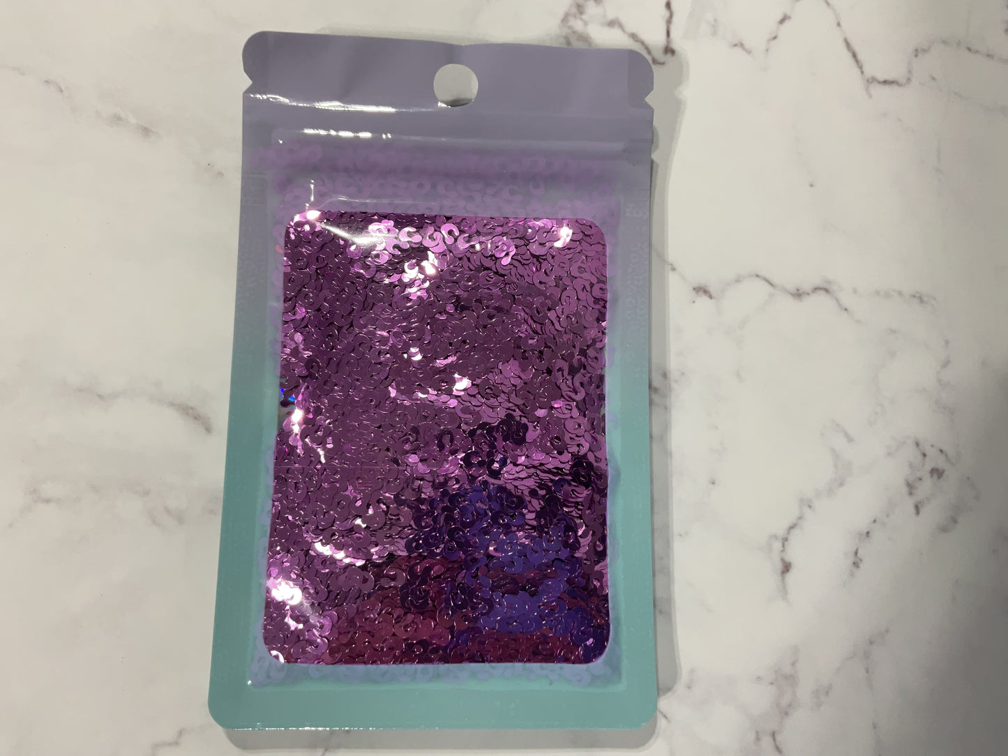 Purple Leopard - Glitter Shapes
