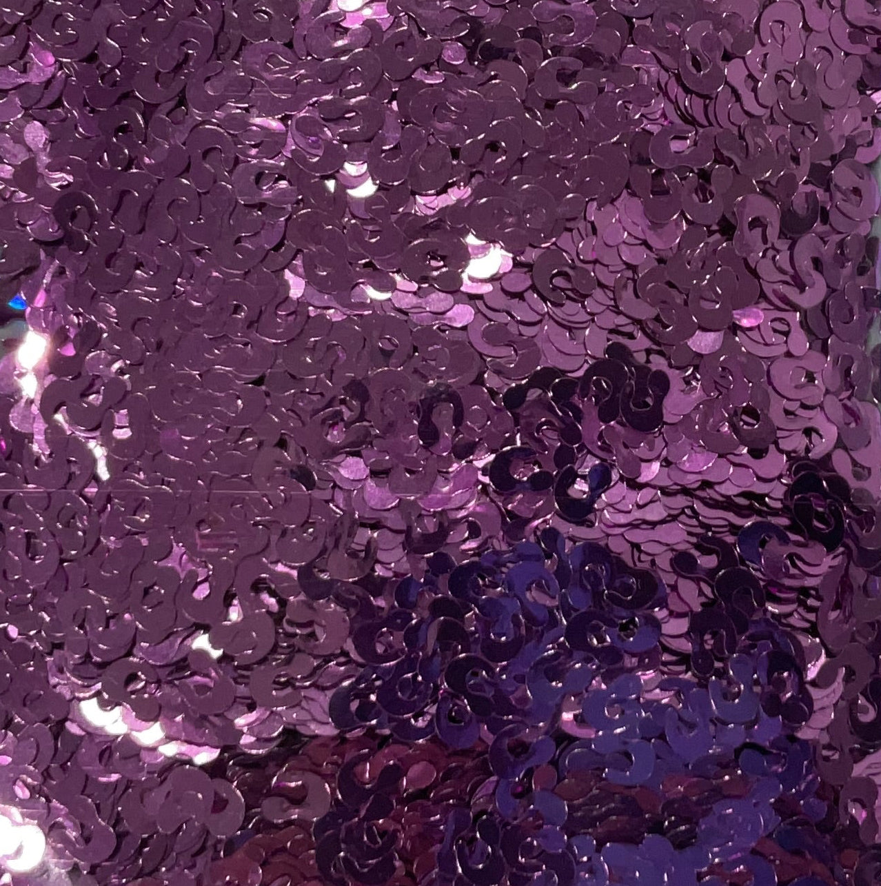 Purple Leopard - Glitter Shapes