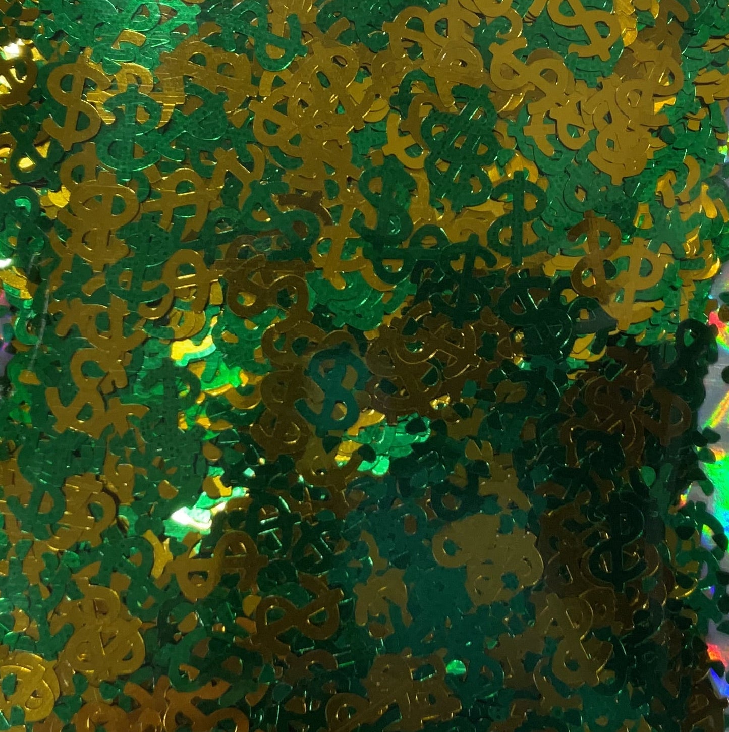Dollar Signs - Glitter Shapes
