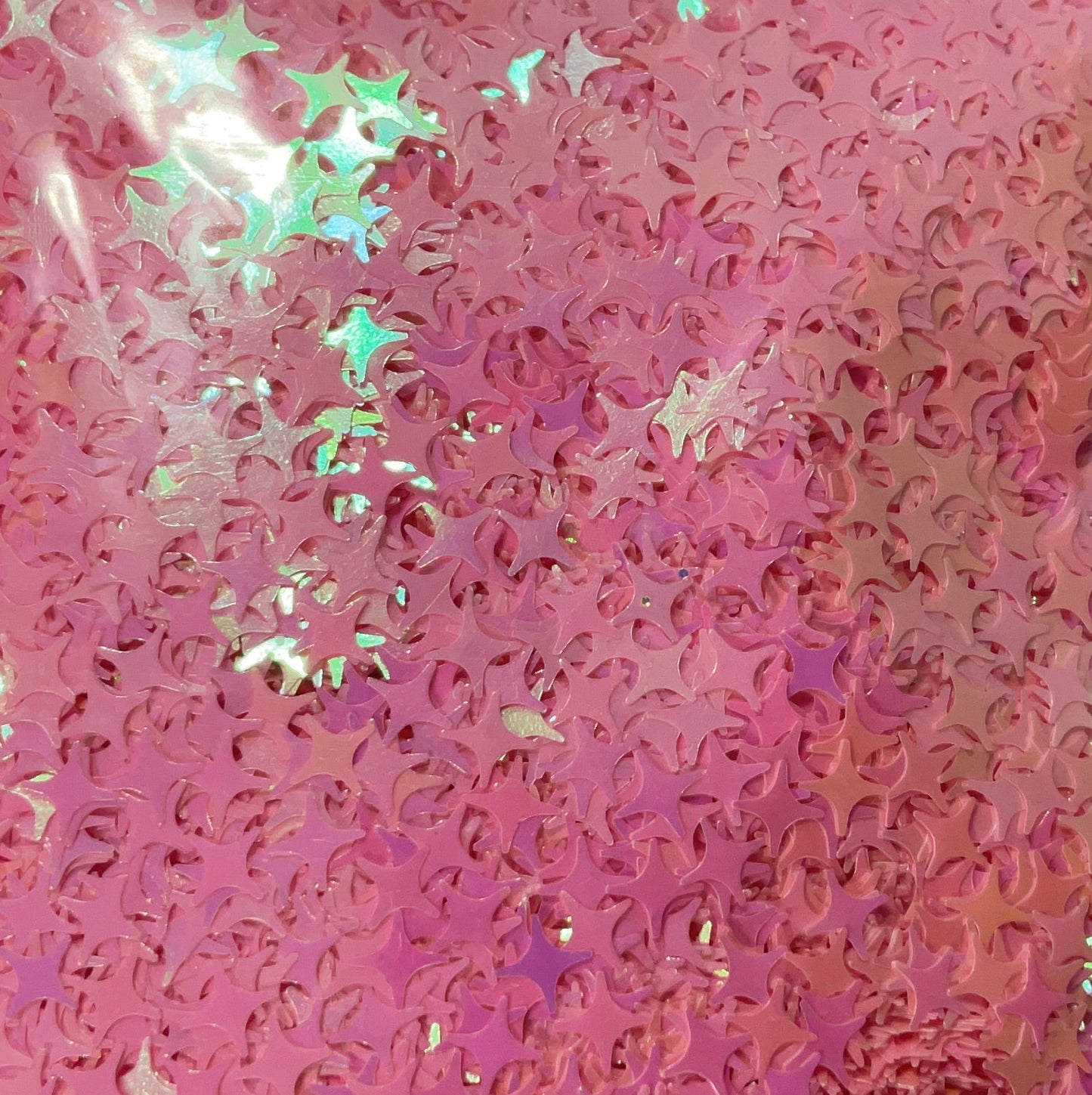 Mini Pink Stars - Glitter Shapes