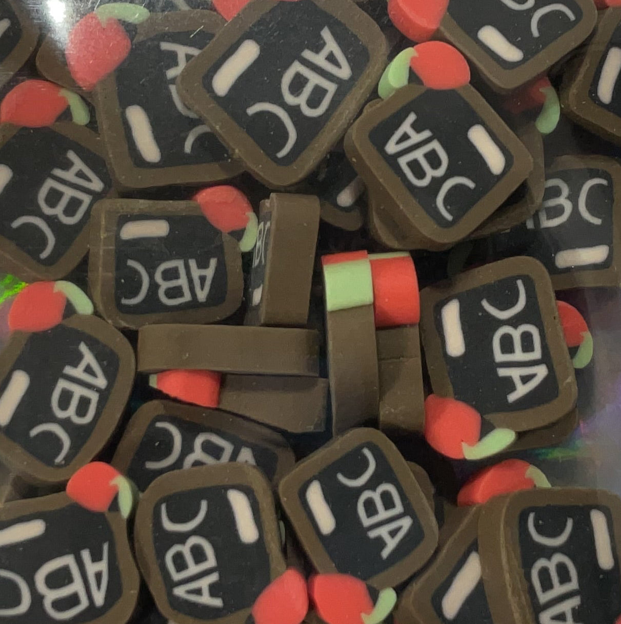 School Chalk Board - Clay Shapes