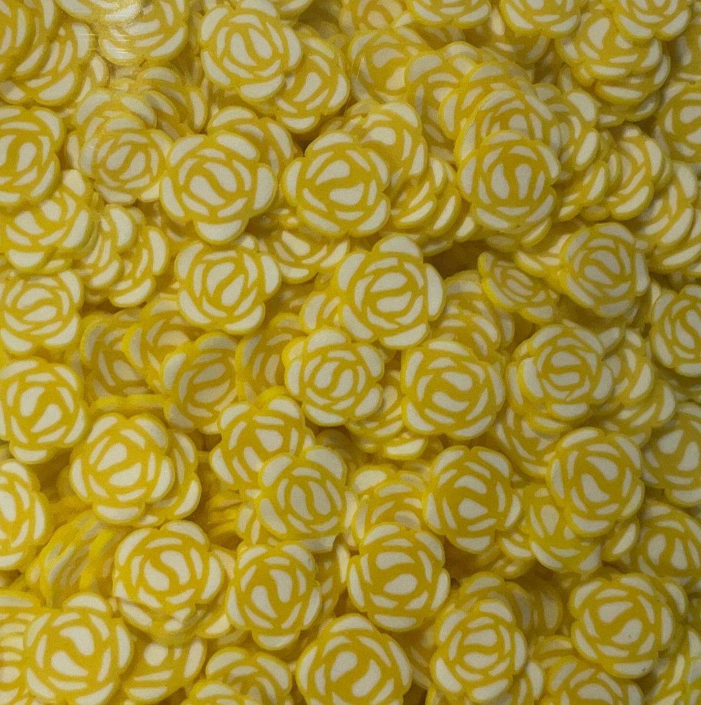 Yellow Roses - Polymer Clay Shapes