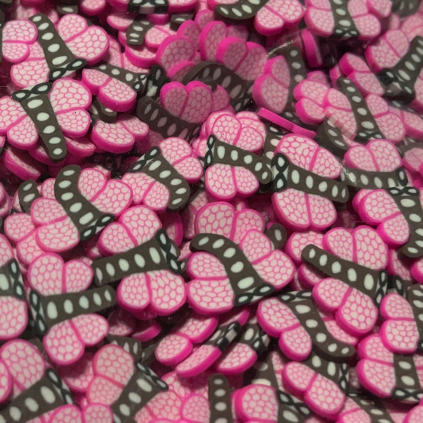 Pink Dragonflies - Polymer Clay Shapes