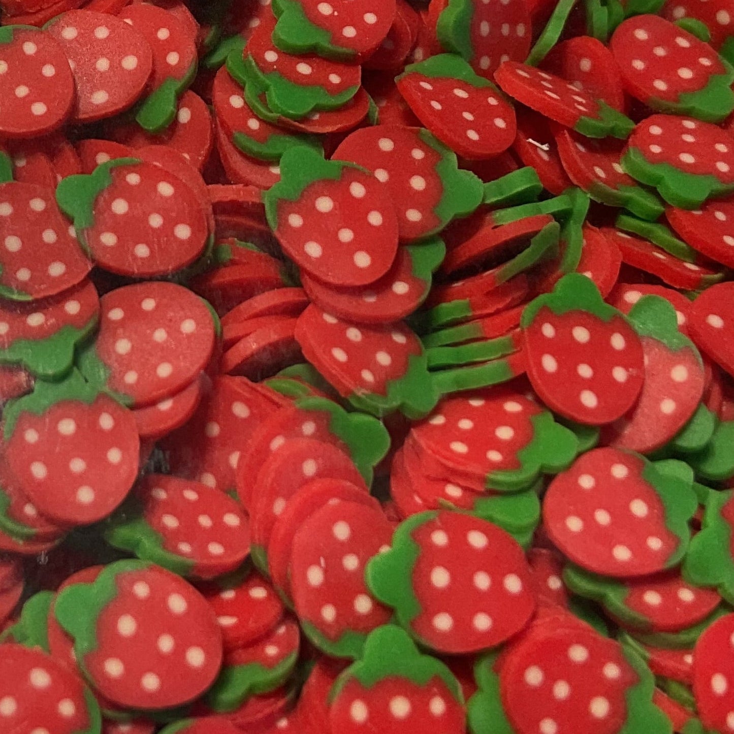 Strawberries - Polymer Clay Shapes