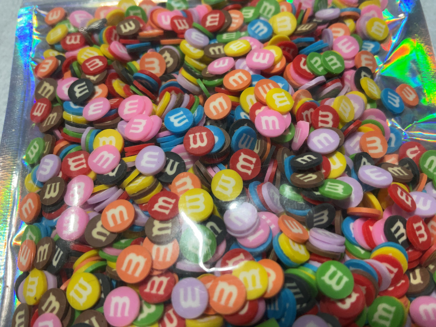 M&M’s Pink - Polymer Clay Shapes