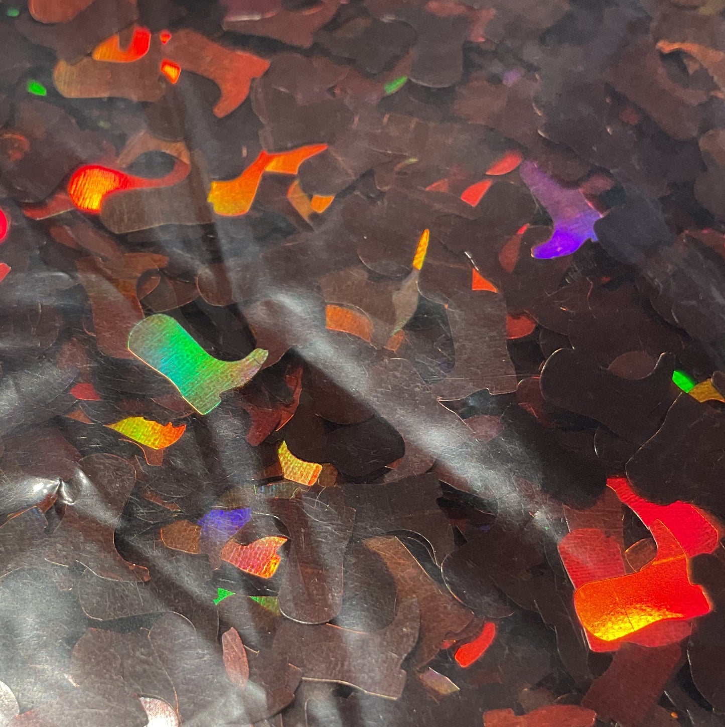 Holographic Cowboy Boots - Glitter Shapes