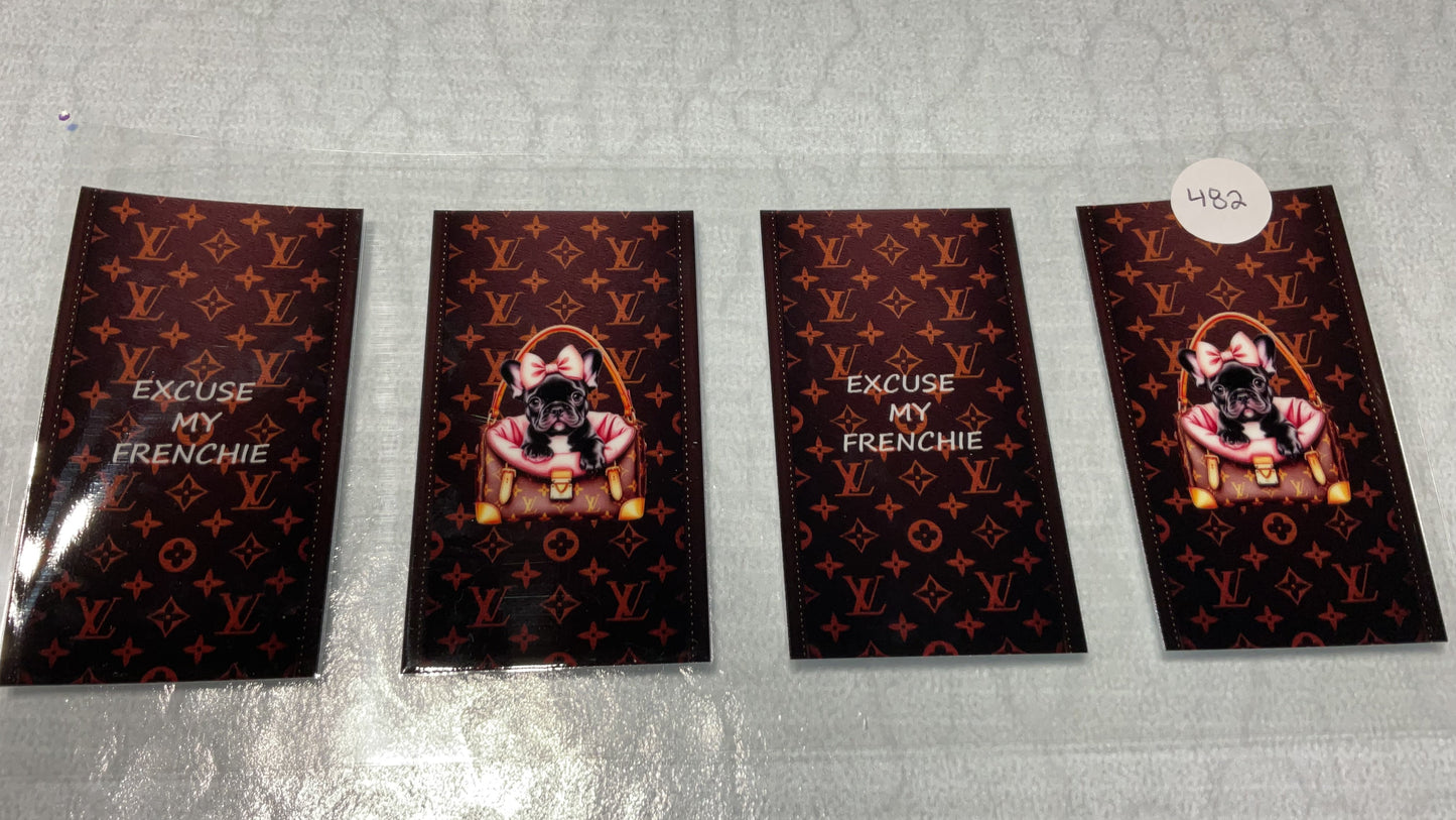 #482 UV DTF Tumbler Wraps