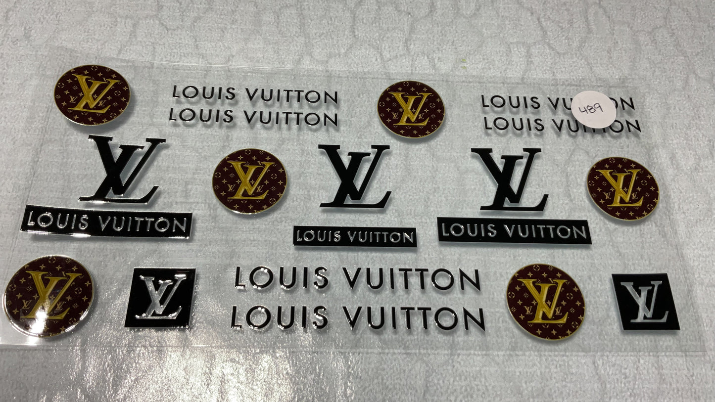 #489 UV DTF Tumbler Wraps