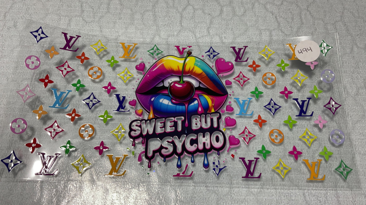 #494 UV DTF Tumbler Wraps