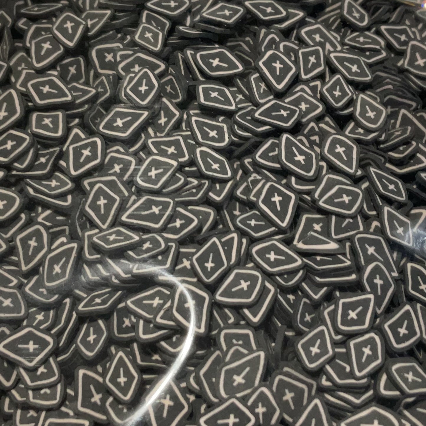 Black Coffins - Clay Shapes