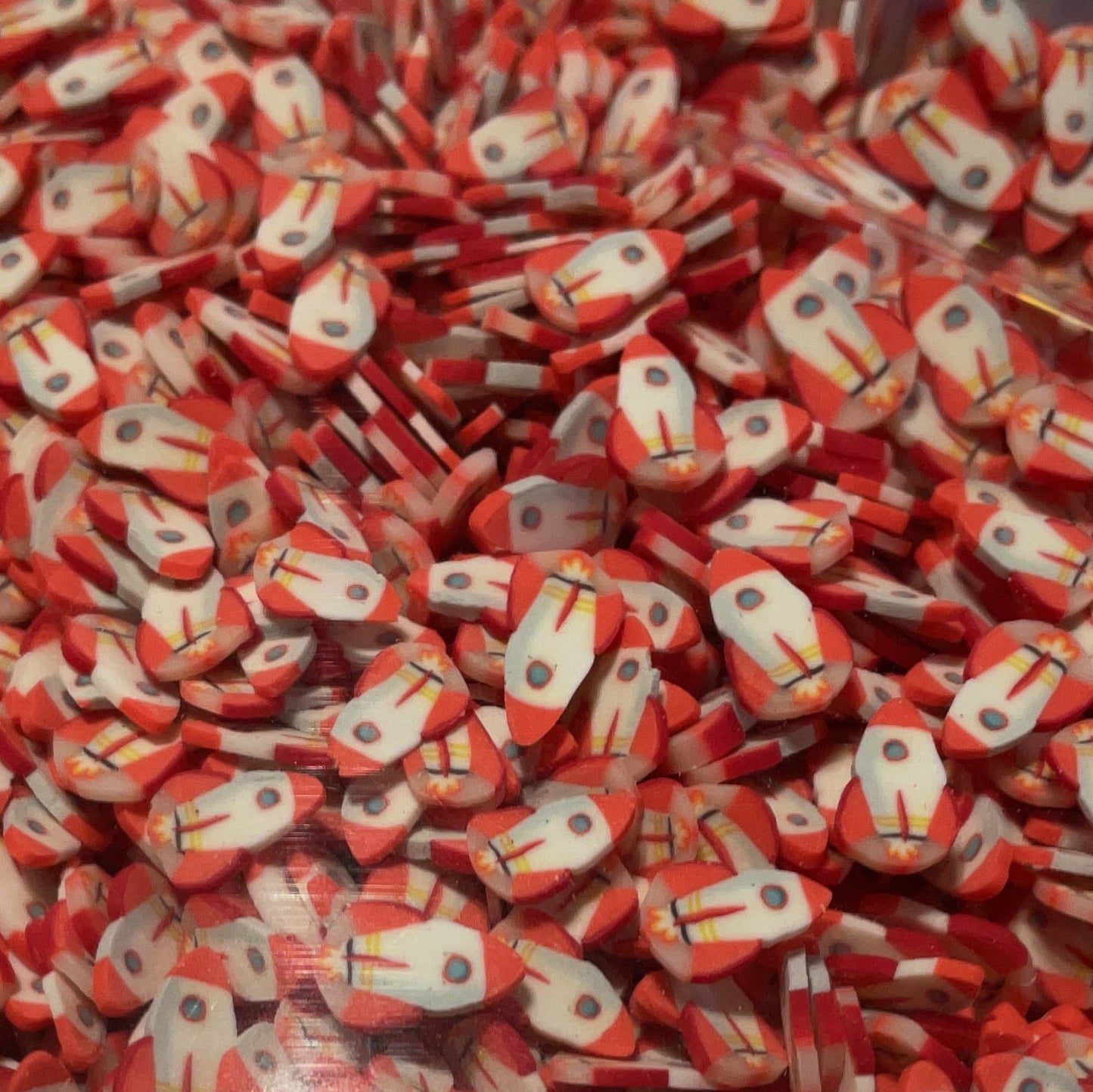 Red Rockets - Clay Shapes