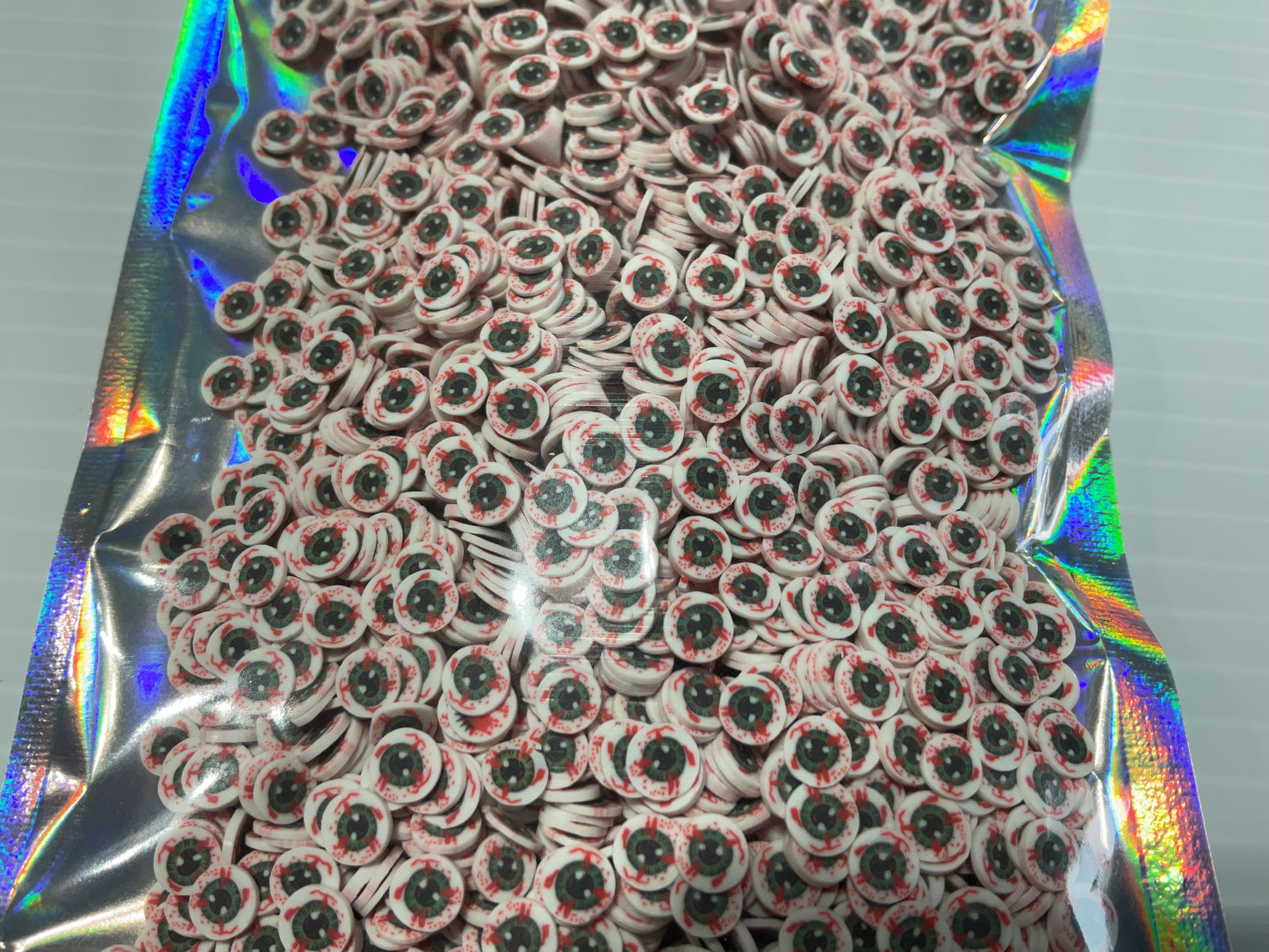 Blood Shot Eyeballs - Clay Shapes