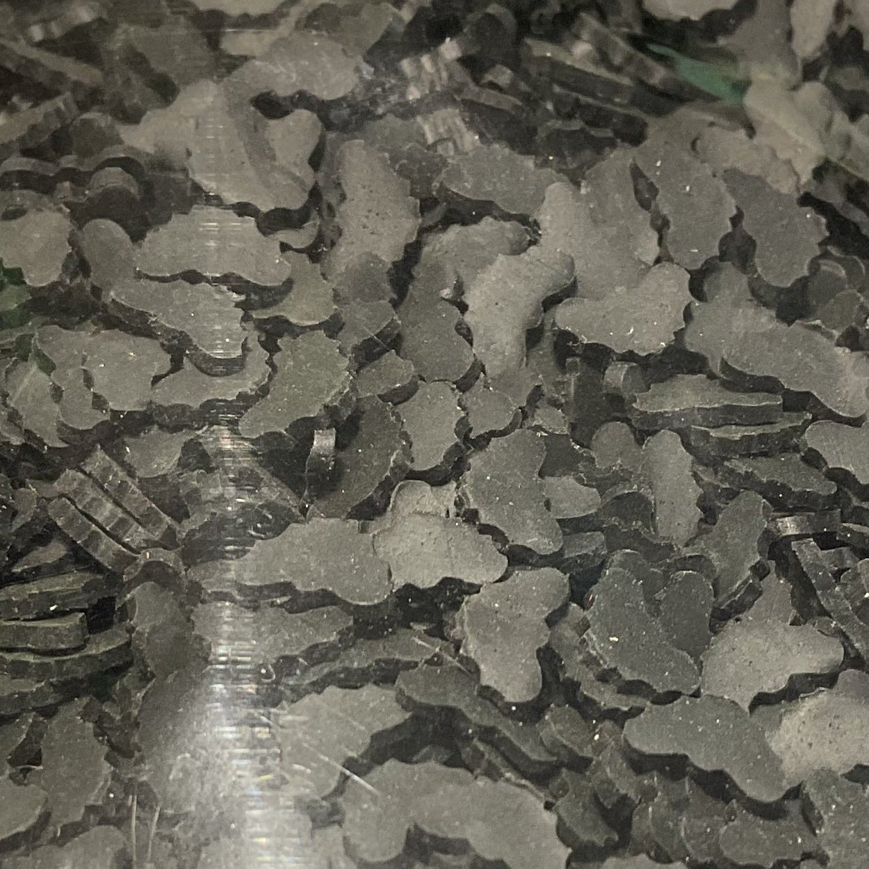 Black Bats - Clay Shapes