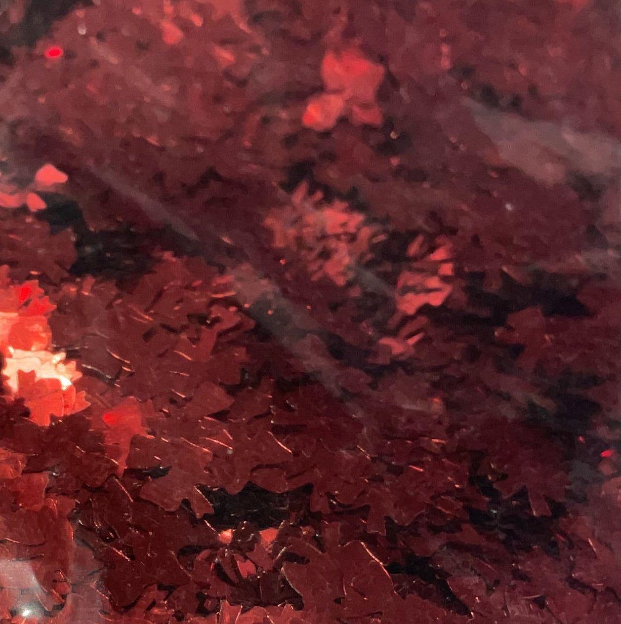 Red Metallic Bows - Glitter Shapes