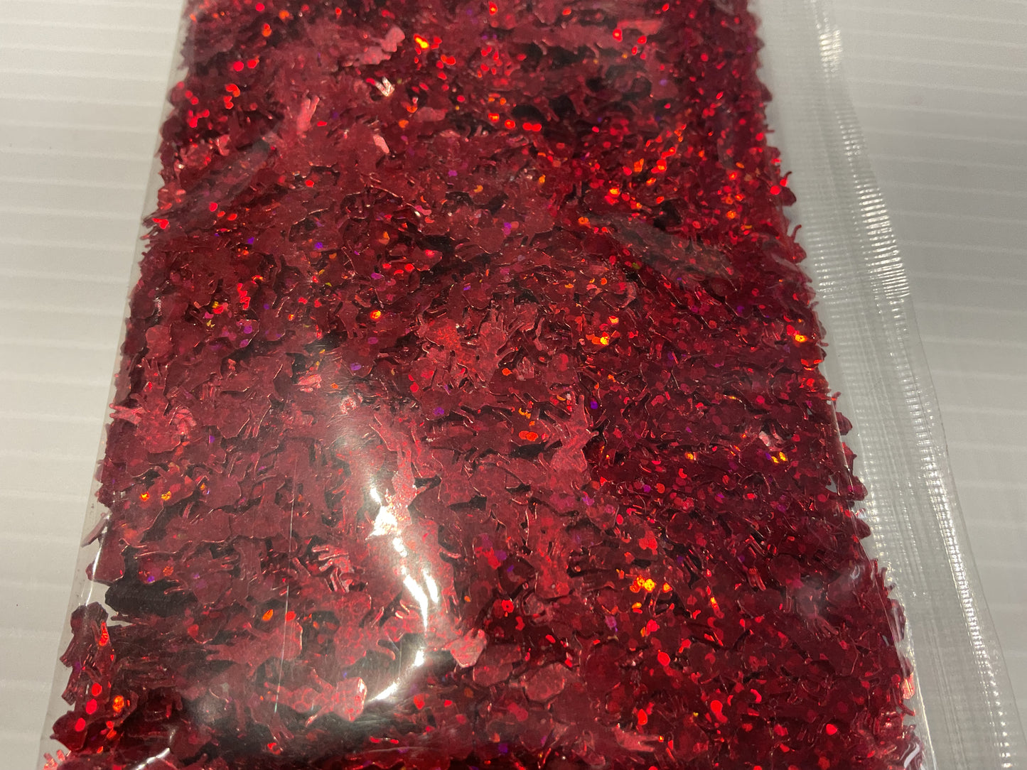 Red Betty Body - Glitter Shapes