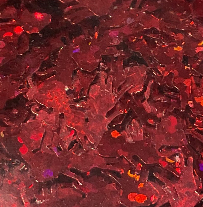 Red Betty Body - Glitter Shapes