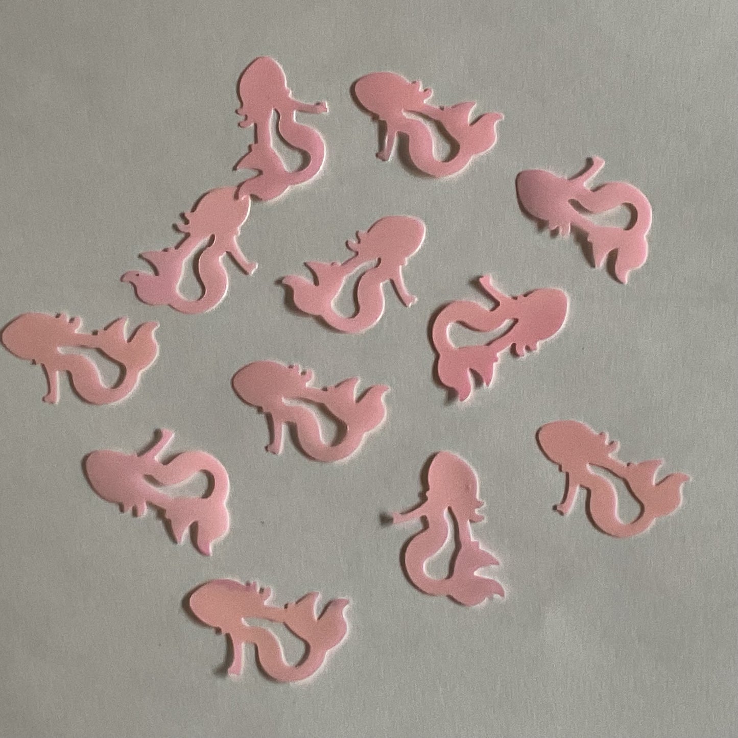 Pink Mermaids - Glitter Shapes