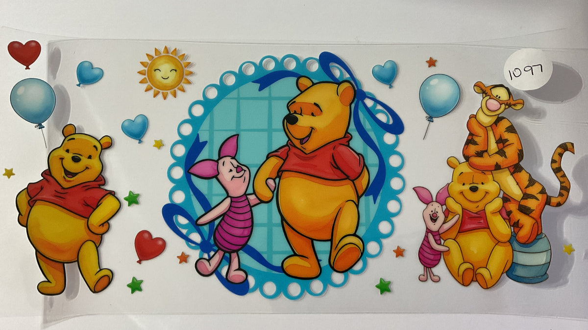 #1097 - Honey Bear Friends - UV DTF
