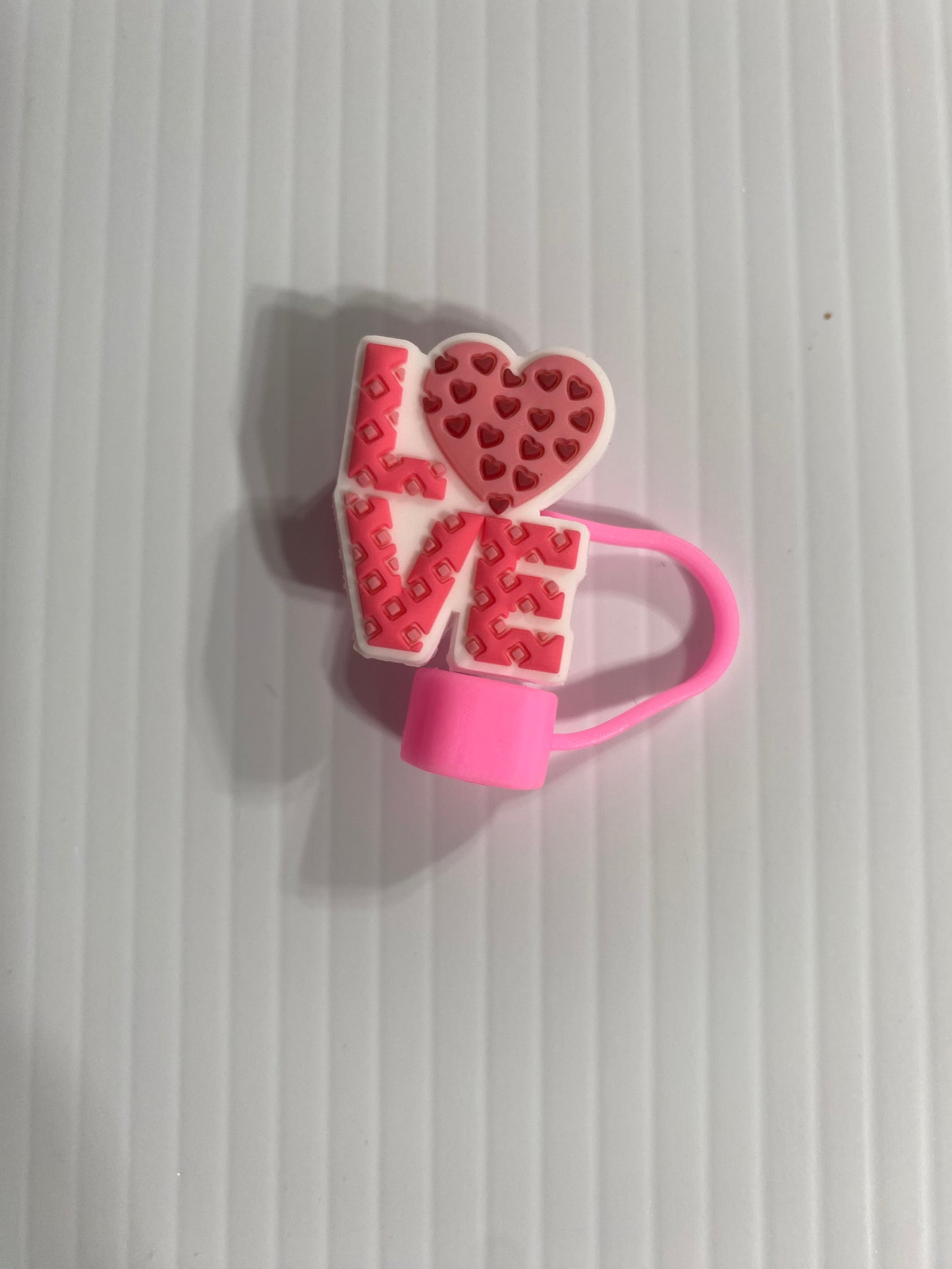 Various Valentines - Straw Toppers