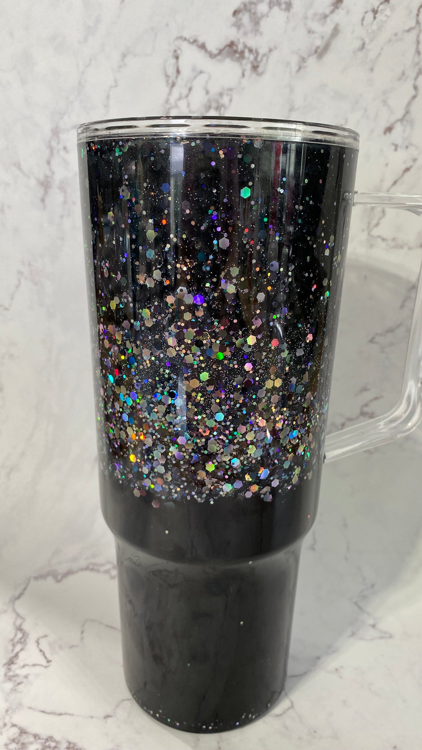 40oz Galaxy Lava Snow Globe Tumbler