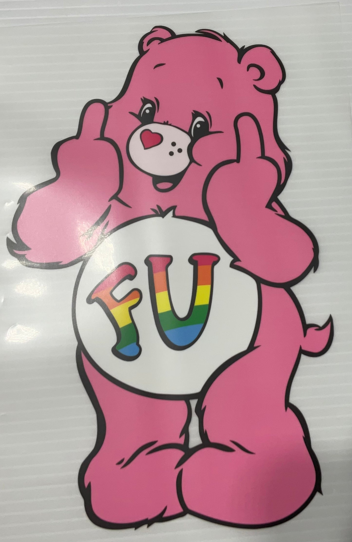 FU Pink Bear