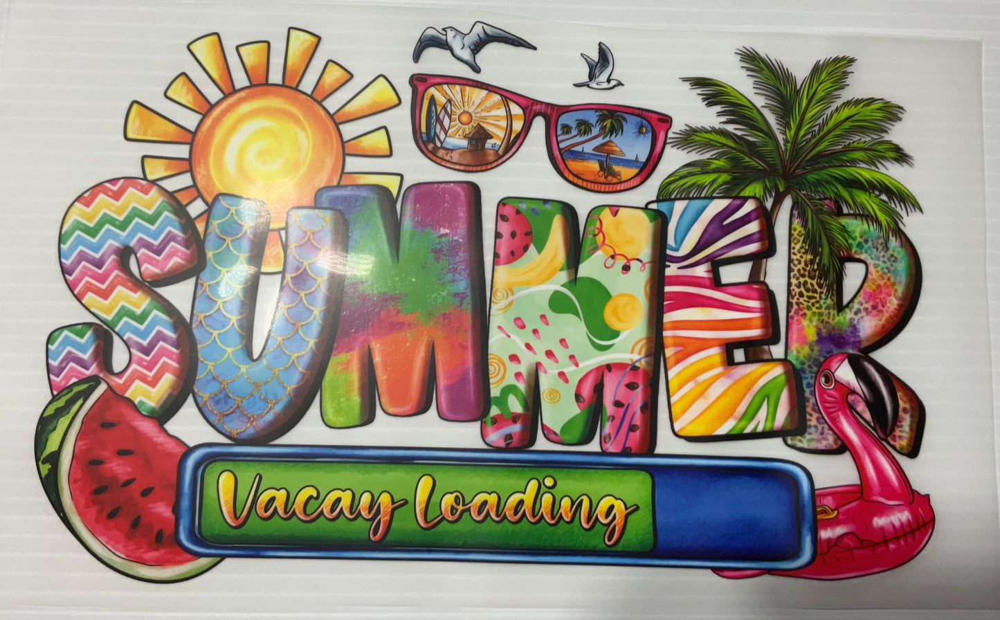 Summer Vacay Loading - DTF Heat Transfer