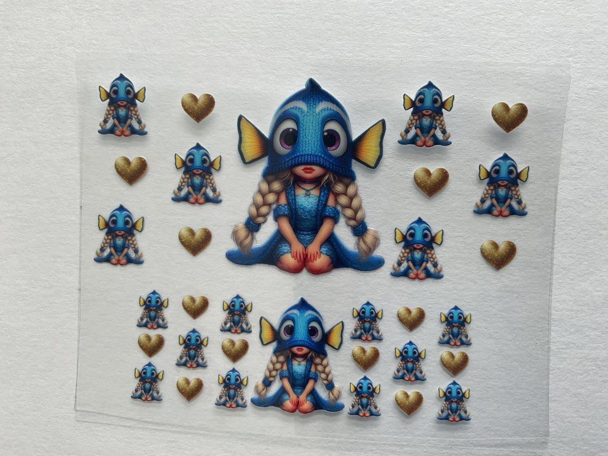 Fish Girl - UV DTF