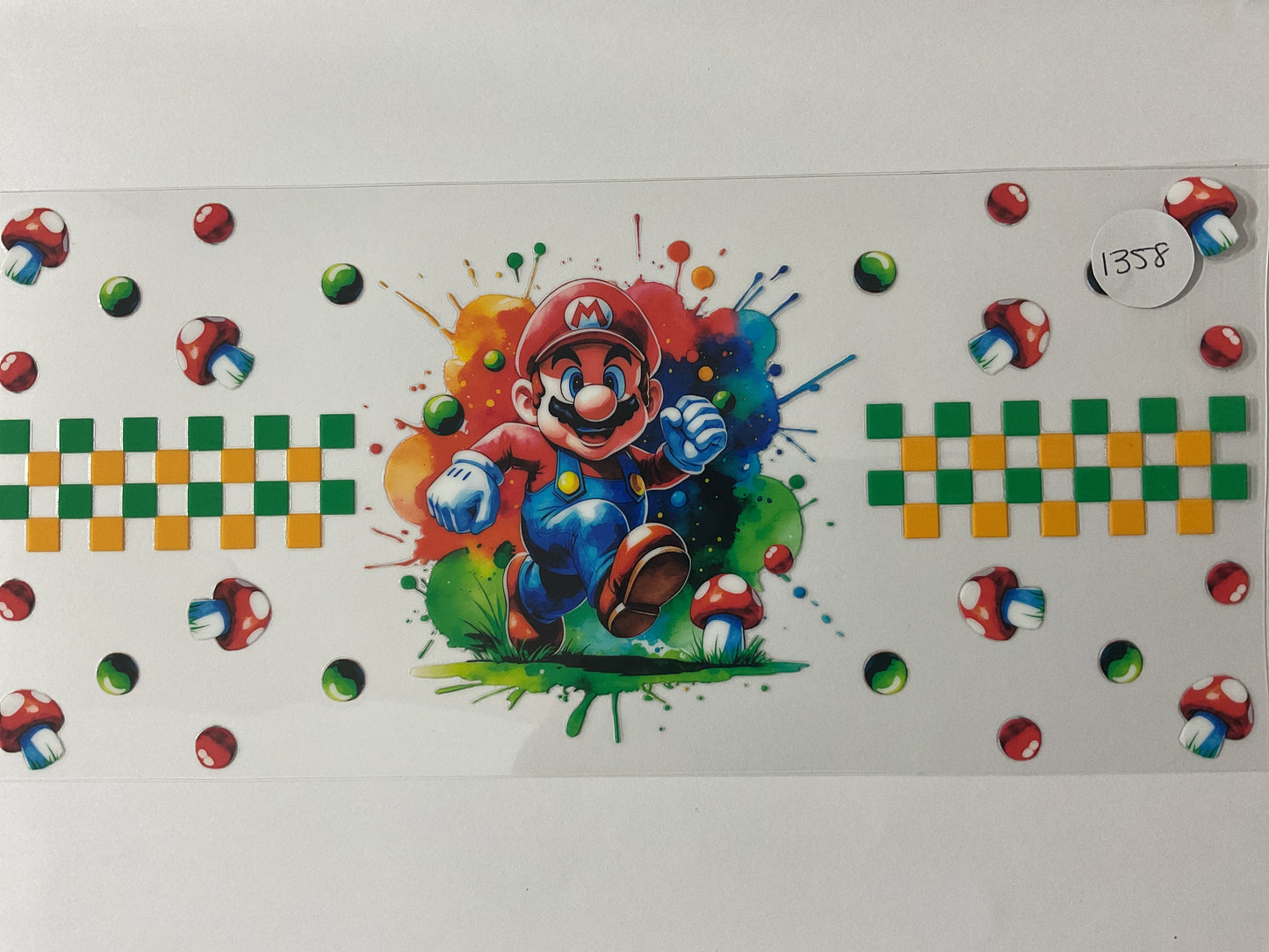 #1358 - UV DTF Tumbler Wrap