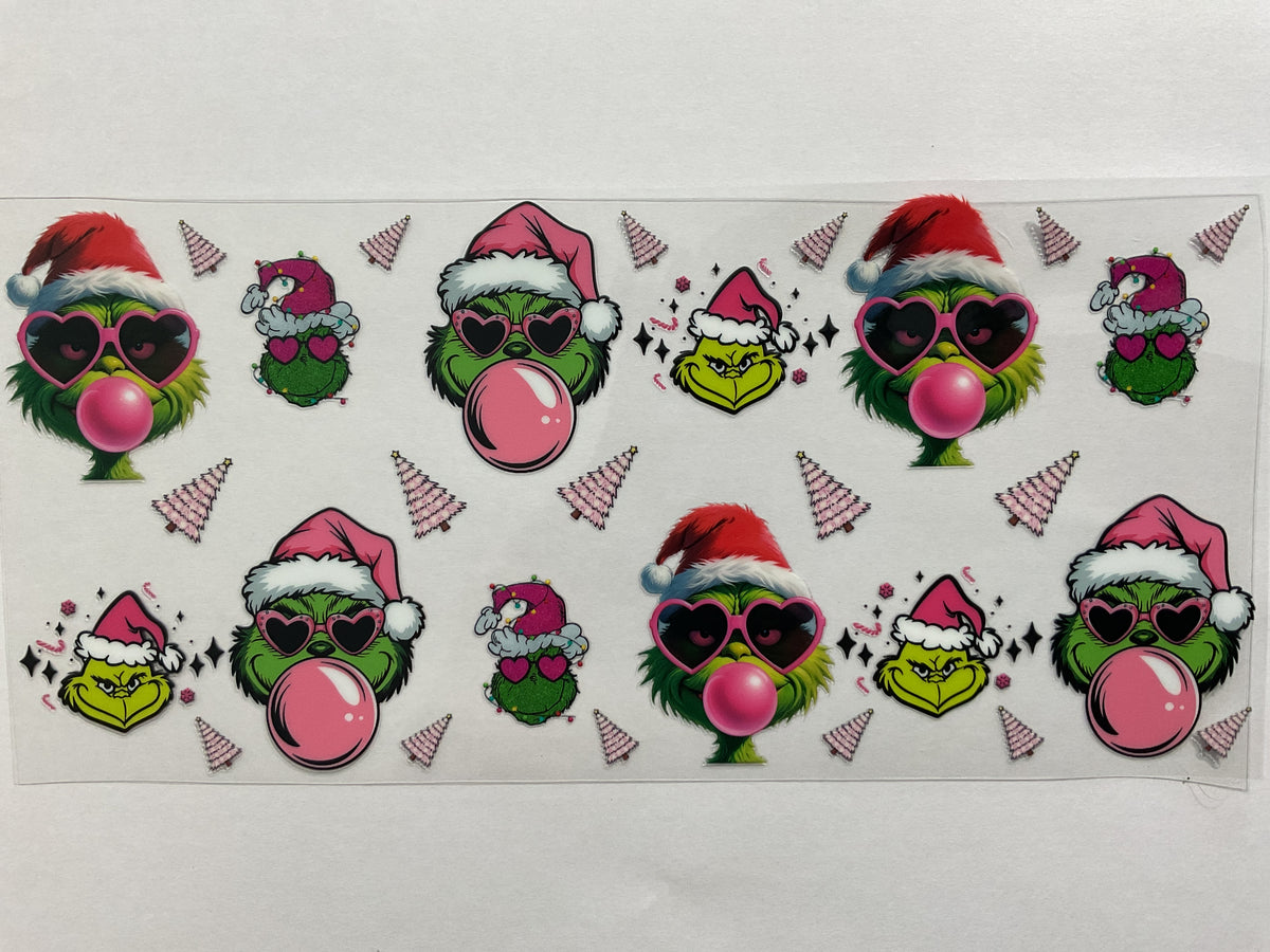 103C - Christmas Green Guy - Tumbler Wrap