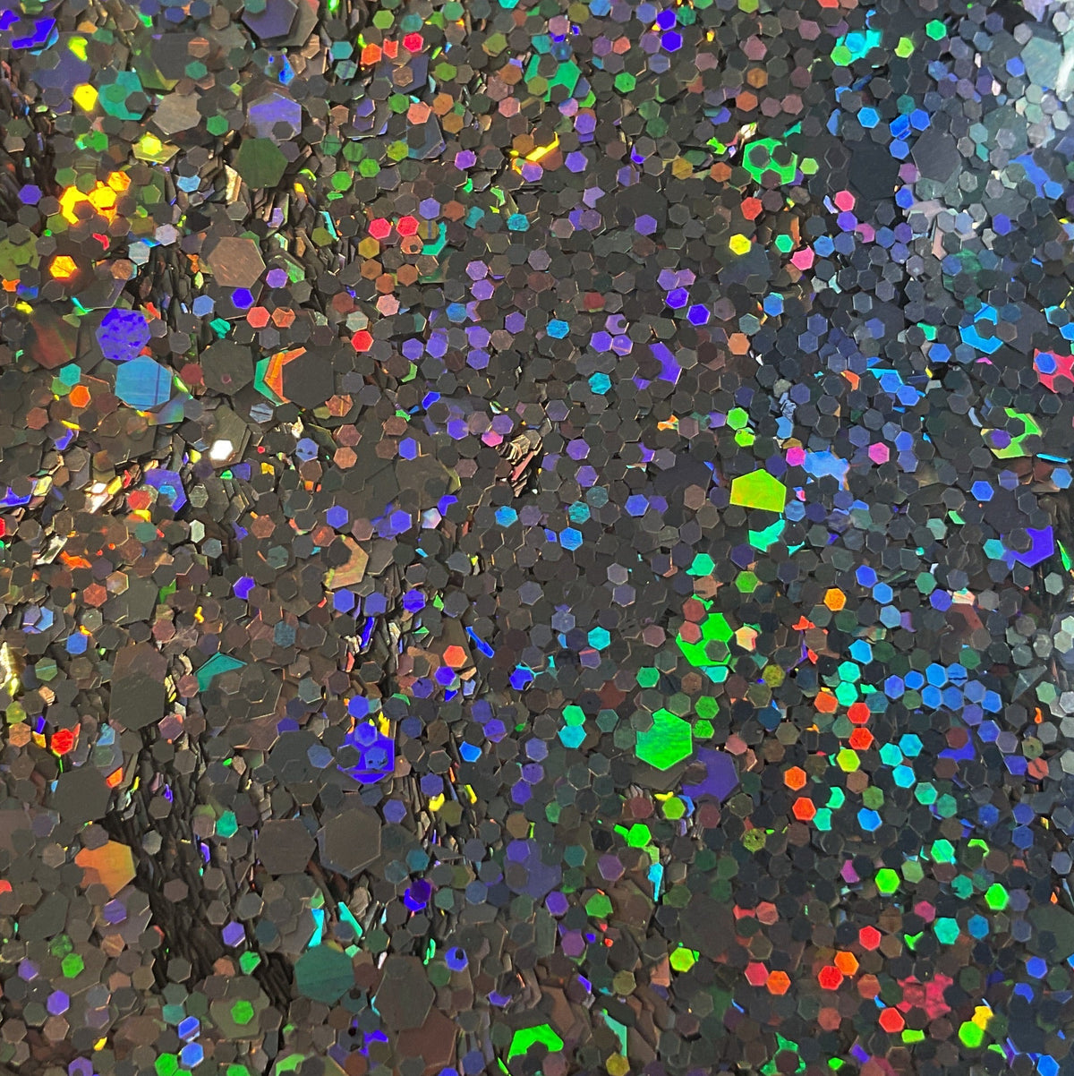 GLITTER Chunky - Silver Holographic - Resealable 50g Bag