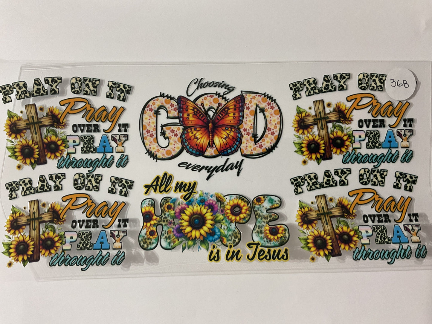 #368 - UV DTF Tumbler Wrap