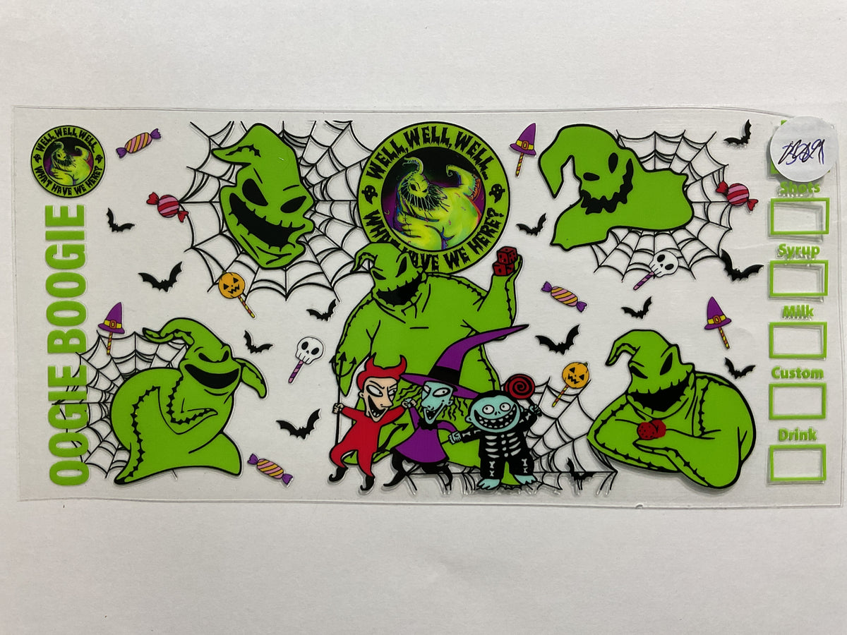 54H - Halloween Oogie - UV DTF