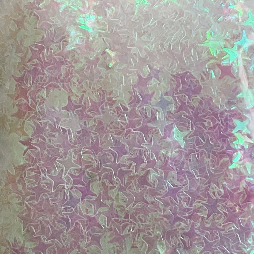 Mini Opal Shift Holographic Stars - Glitter Shapes