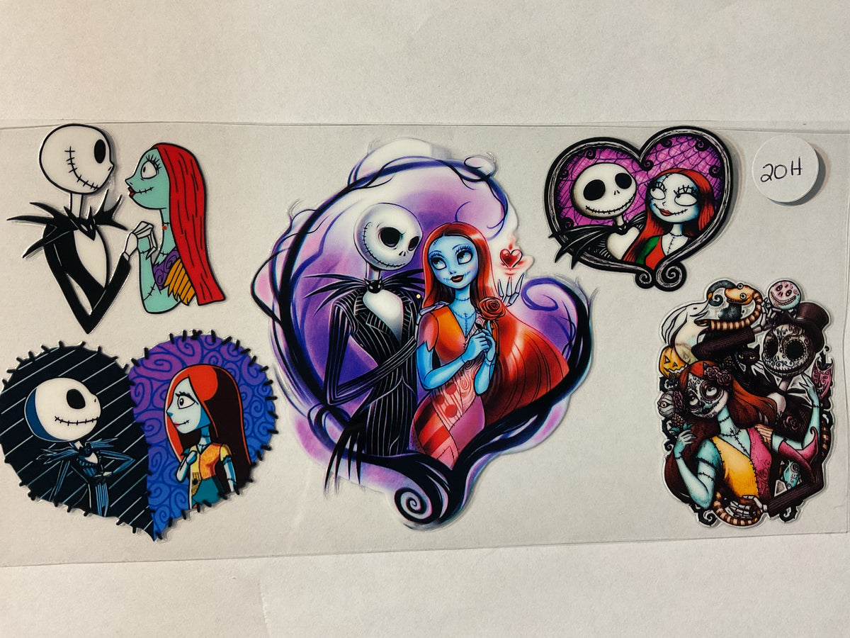 20H - Jack & Sally - UV DTF