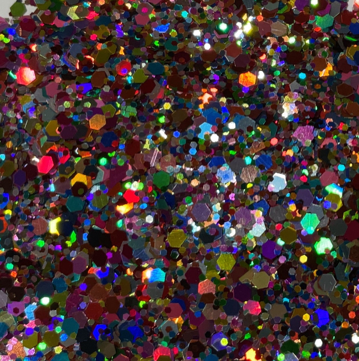 2oz Bottle Chunky Glitter Mix #2